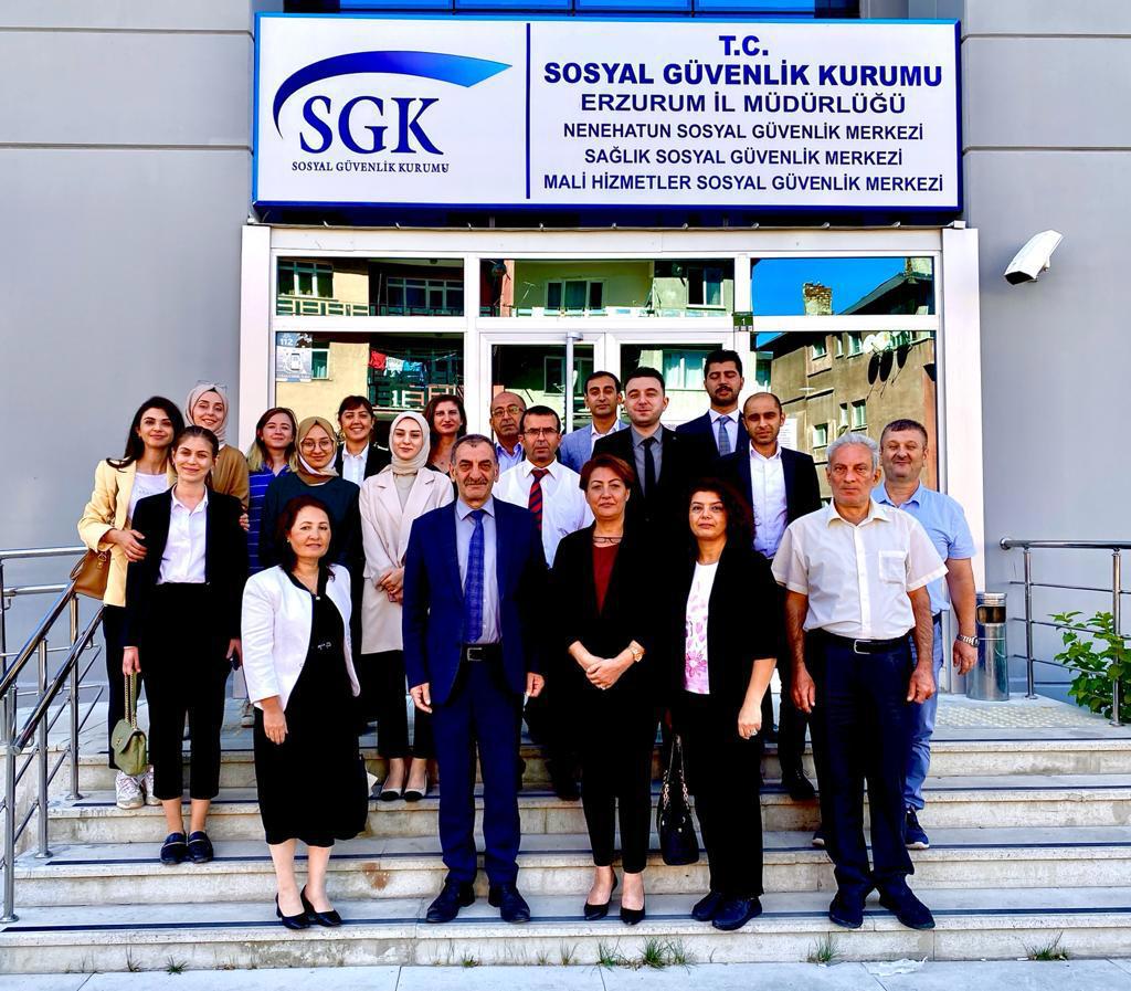 Hukuk Müşaviri Özdemir Tefon, Erzurum İl Müdürlüğündeki toplantıya katıldı